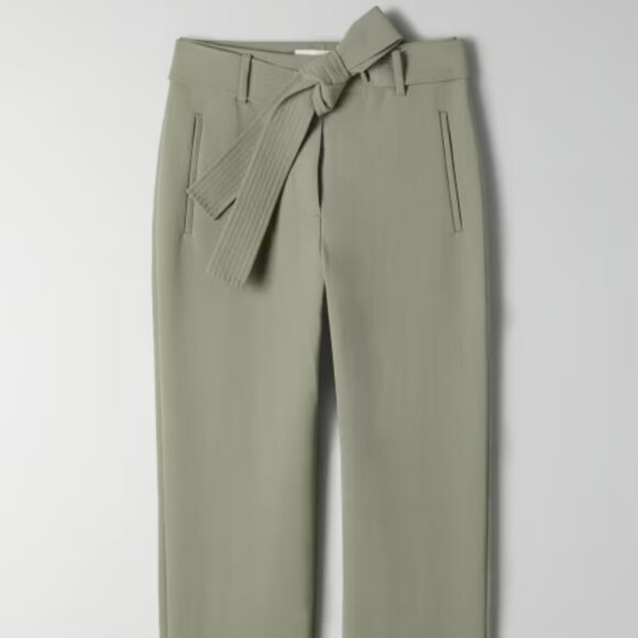 Tie Front Wilfred Trousers, Size 0, Basalt Grey - Picture 1 of 1